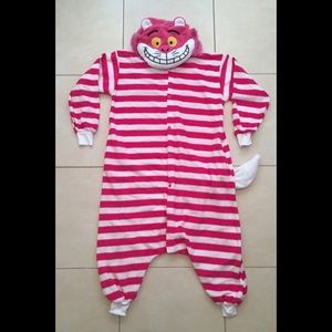 Adult Cheshire Cat Halloween Costume Cosplay Suit